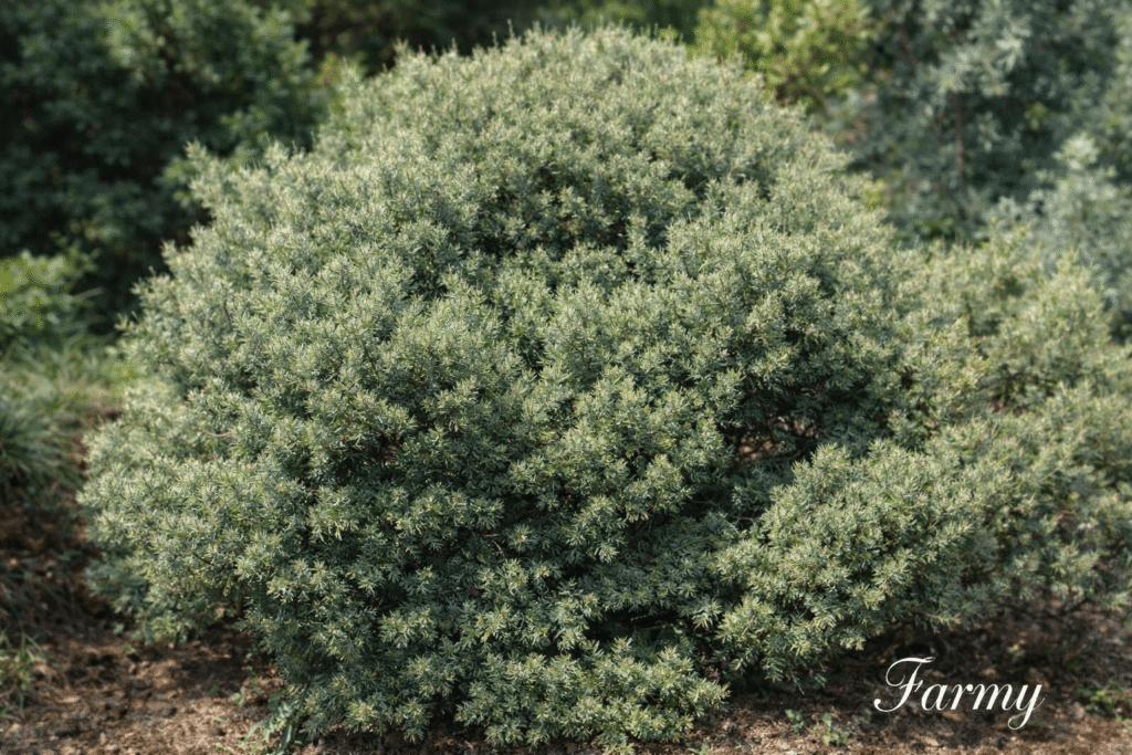 Green plant with purple flowers