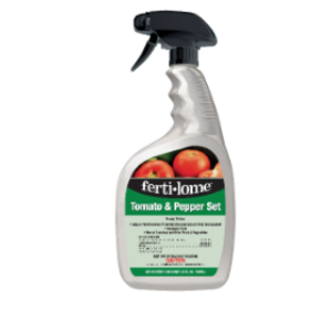 Ferti-Lome Tomato & Pepper Set spray bottle with black spray nozzle