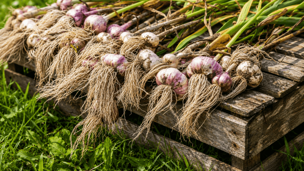 cure garlic