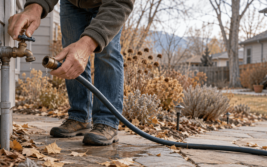 Disconnecting a Garden Hose for Winter